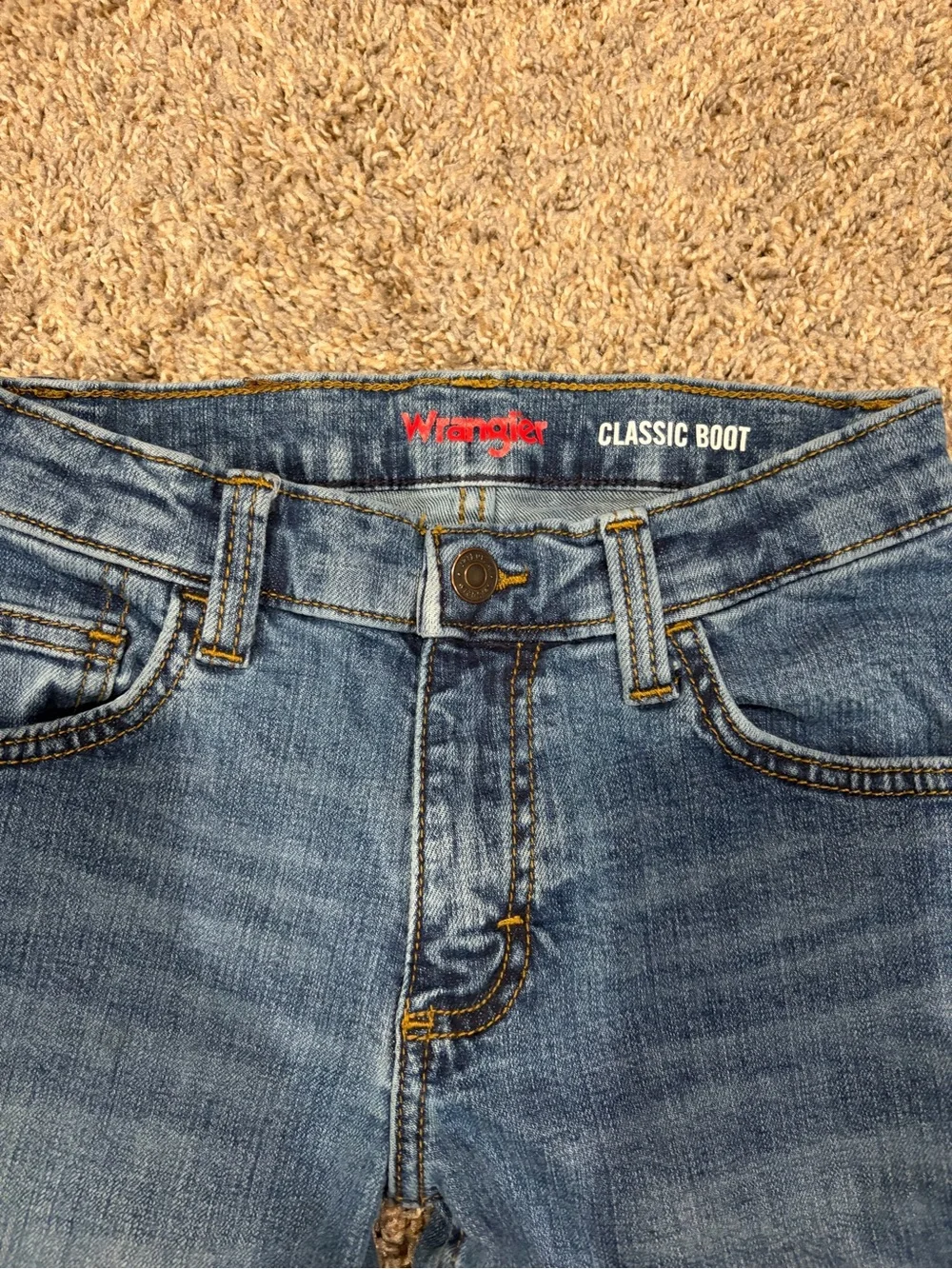 Wrangler Kids Blue Denim Jeans
